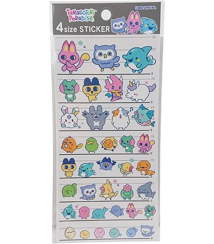 Amazon.co.jp: たまごっち[シールシート]4sizeステッカー プチプチおみ